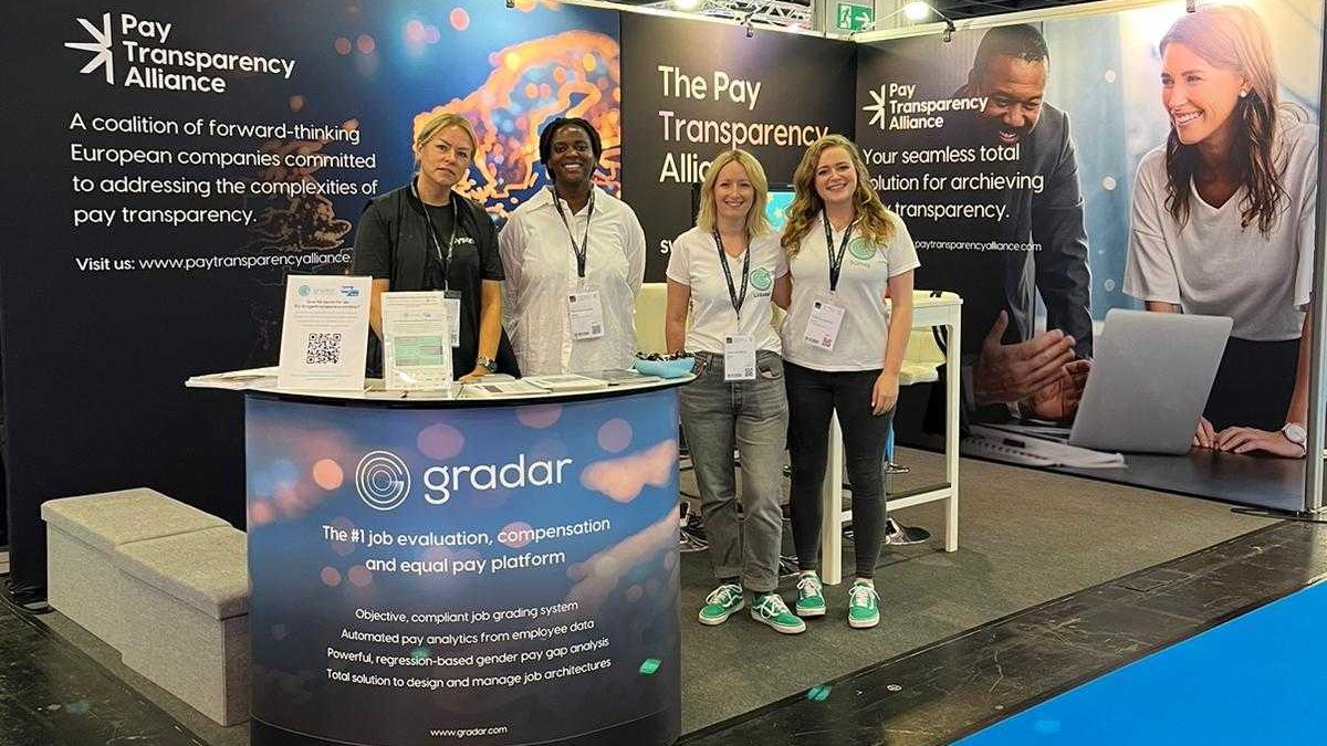 gradar conference pay transparency booth